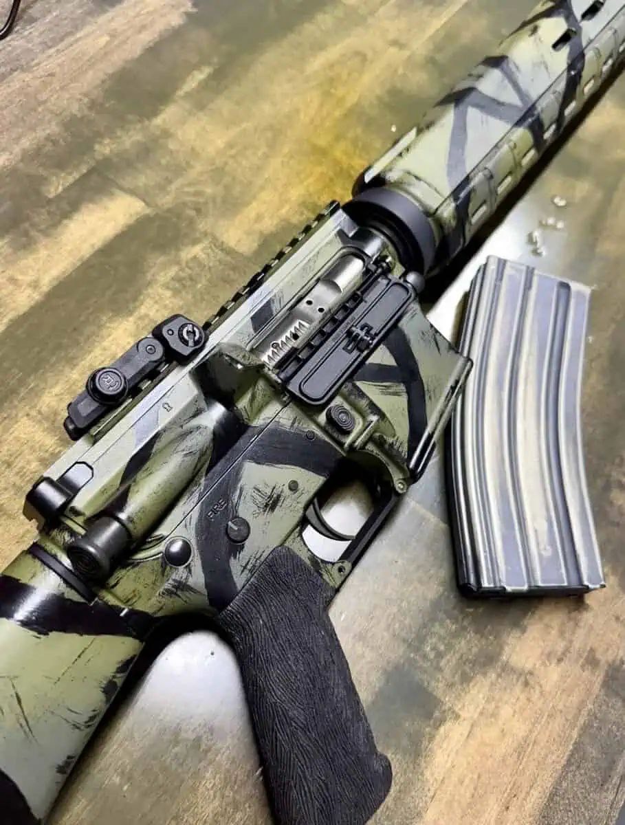 retro ish style ar 15