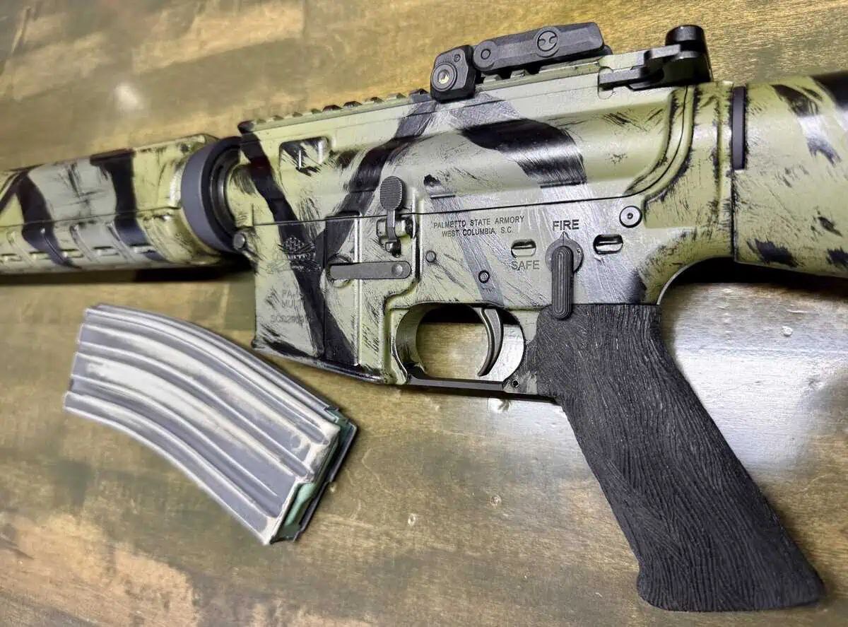 retro ish style ar 15