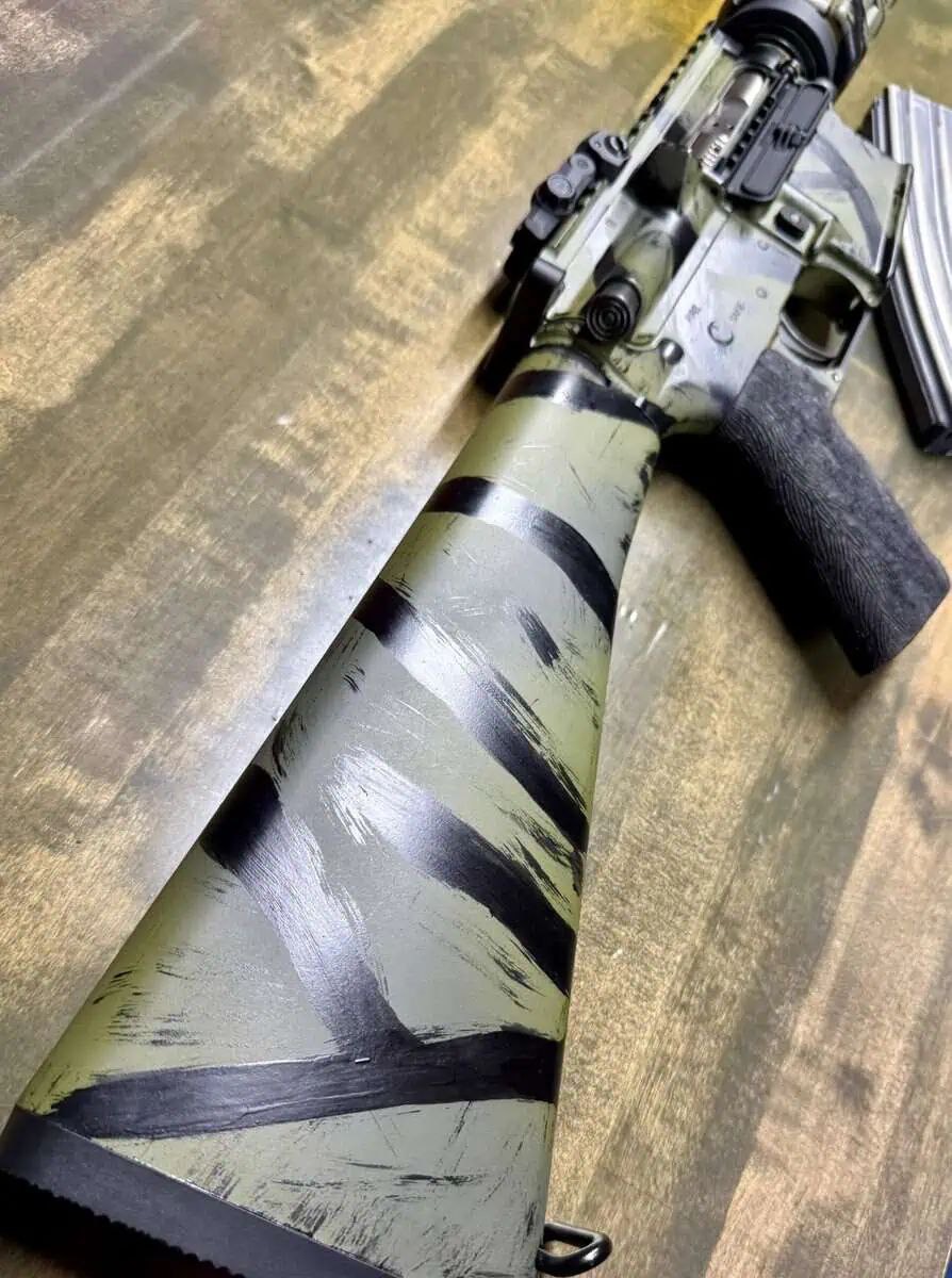 retro ish style ar 15