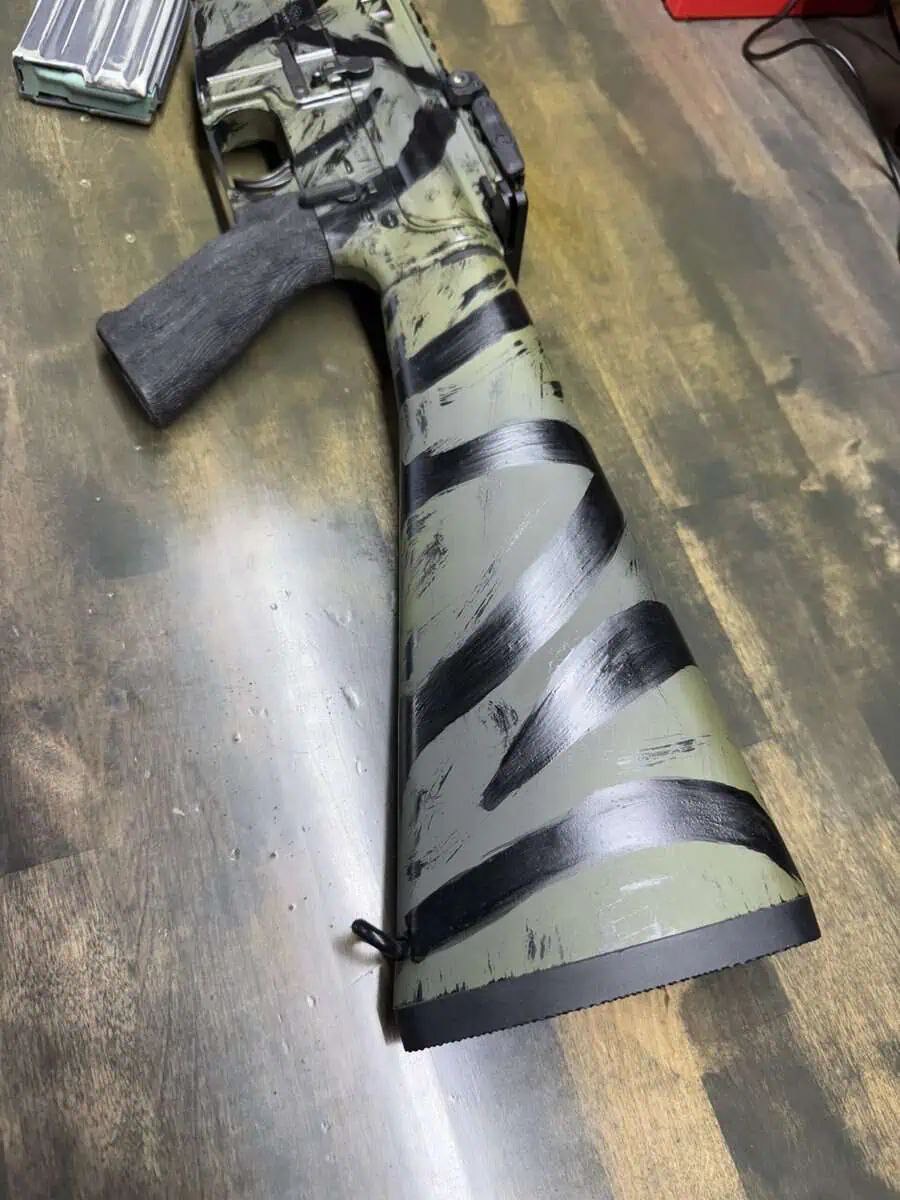 retro ish style ar 15