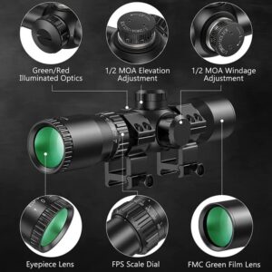 rifle scopes & magnified optics