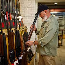 man buying guns